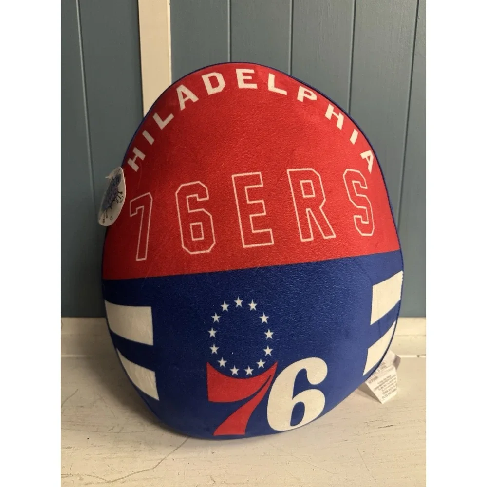 XL Philadelphia 76ers Soft‎ Squish Me Puff Pillow - NBA RARE New With Tag